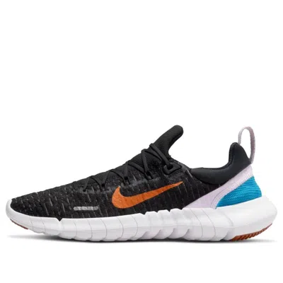 Nike (wmns)  Free Run 5.0 'black Rush Orange' In Multi