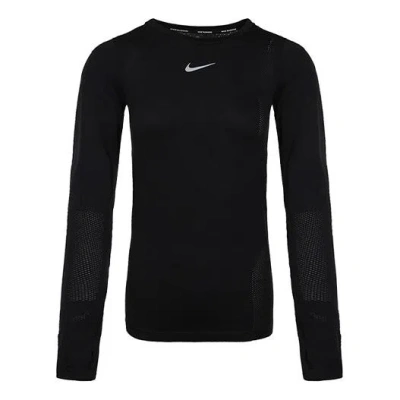 Nike (wmns)  Infinite Slim Fit Quick Dry Running Long Sleeves Black Gym Clothes