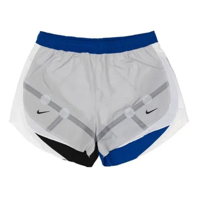 Nike (wmns)  Ispa Series Tempo Colorblock Logo Sports Shorts Gray Blue