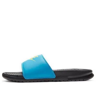 Nike (wmns)  Jdi Benassi Slides 'blue Fury Limelight'