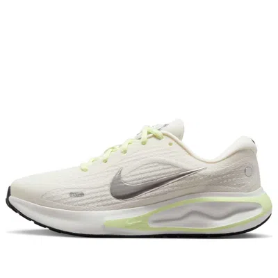 Nike (wmns)  Journey Run 'sail Metallic Silver Barely Volt' In Neutral