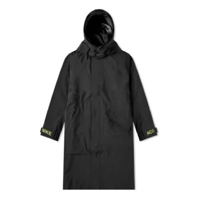 Nike (wmns)  Lab Acg Gore-tex Hooded Windproof Jacket In Black