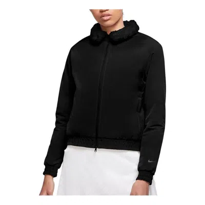 Nike (wmns)  Lapel Golf Sports Short Cuffed Jacket 'black'
