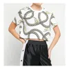 Nike (wmns)  Large Gold Printing Short Sleeve White