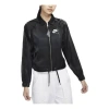 Nike (wmns)  Logo Printing Solid Color Zipper Jacket Black