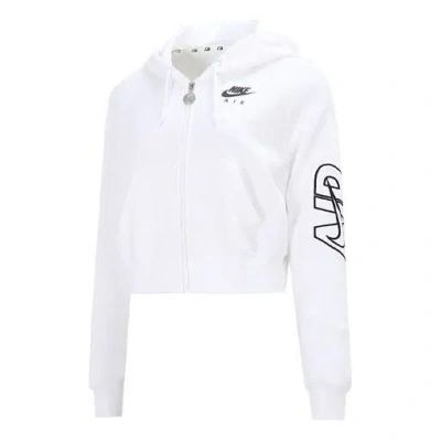 Nike (wmns)  Logo Printing Sports Training Casual Hooded Jacket White