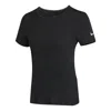 Nike (wmns)  Logo Printtraining Sports Crewneck Short Sleeve T-shirt Black