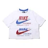 Nike (wmns)  Logo Splicing Short Sleeve 'white'