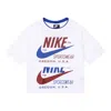Nike (wmns)  Logo Splicing Short Sleeve 'white'