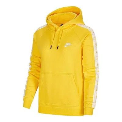 Nike (wmns)  Logo Sportswear Hoodie 'yellow White'