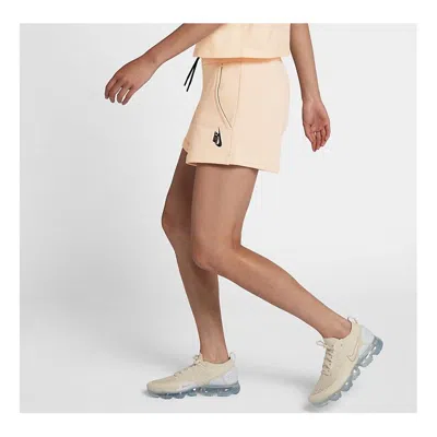 Nike (wmns)  Nrg Fleece Short 'tan' In Neutral