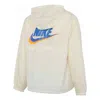 Nike (wmns)  Nsw Icon Clash Jacket Ss22 Athleisure Casual Sports Hooded Jacket Autumn Light Yellow In White