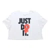 Nike (wmns)  Nsw Rebel Crop Short Sleeve White