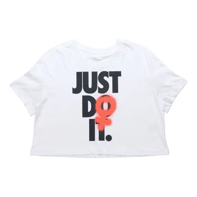 Nike (wmns)  Nsw Rebel Crop Short Sleeve White