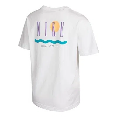 Nike (wmns)  Nsw Tee Boy Vintage Sports Fitness Training Breathable Short Sleeve White T-shirt