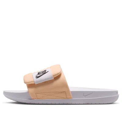 Nike (wmns)  Offcourt Adjust 'white Ice Peach' In Multi