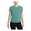 Nike Dri-fit One Women's Standard Fit Short-sleeve Top In Green