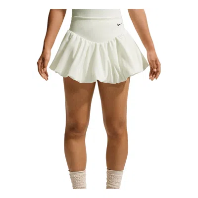 Nike (wmns)  One Dri-fit 2-in-1 Bubble Skirt Asia Sizing 'sail Black' In White