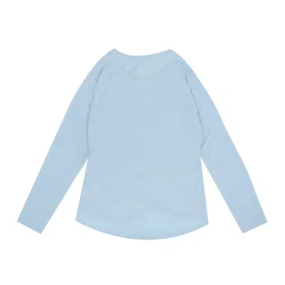 Nike (wmns)  One Luxe Long Sleeve T-shirt 'teal' In Blue