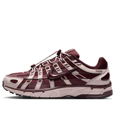 Nike P-6000 Speed Lace Sneaker In Red
