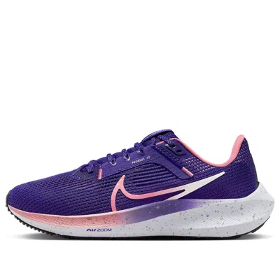 Nike (wmns)  Pegasus 40 'court Purple Coral Chalk' In Multi