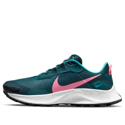 Nike (wmns)  Pegasus Trail 3 'dark Teal Green Pink Glow' In Animal Print