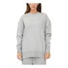 Nike (wmns)  Phoenix Fleece Crewneck Swaetshirt 'grey' In Gray