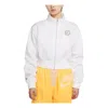 Nike (wmns)  Plaid Windproof Sports Stand Collar Jacket White