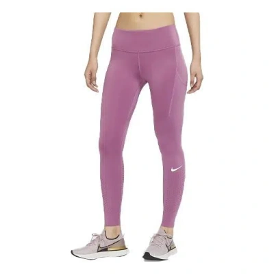 Nike (wmns)  Power Epic Lux Luxury Dri-fit Shark Pants Deep-wine