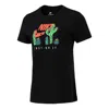 Nike (wmns)  Printing Athleisure Casual Sports Short Sleeve Black In Black