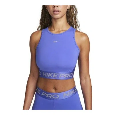 Nike (wmns)  Pro Dri-fit Cropped Tank Top 'blue Joy'