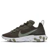 Nike (wmns)  React Element 55 'cargo Khaki' In Gray
