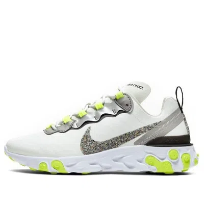 Nike (wmns)  React Element 55 Prm 'atmosphere Grey' In White