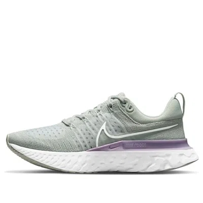 Nike (wmns)  React Infinity Run Flyknit 2 'light Silver Lilac' In Gray