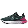 Nike (wmns)  React Infinity Run Flyknit 3 'black Pink Prime Dynamic Turquoise'