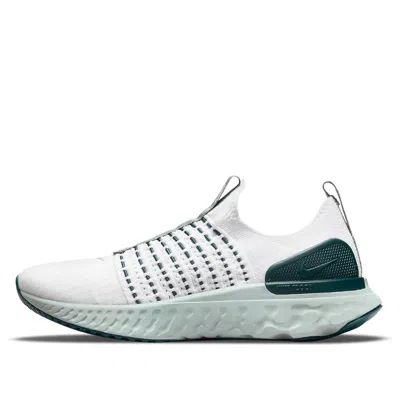 Nike (wmns)  React Phantom Run Flyknit 2 'platinum Tint Dark Teal Green' In Multi