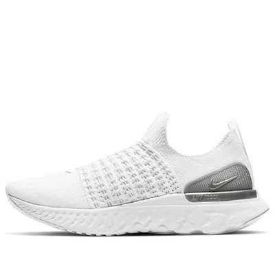 Nike (wmns)  React Phantom Run Flyknit 2 'true White Silver'