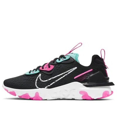Nike (wmns)  React Vision 'dark Smoke Grey Pink Blast' In Black
