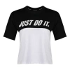 Nike (wmns)  Retro Tailwind Mesh Breathable Sports Short Sleeve 'white Black'