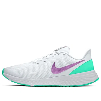 Nike (wmns)  Revolution 5 'white Green Glow Violet'