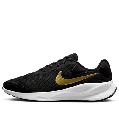 Nike (wmns)  Revolution 7 'black Metallic Gold'