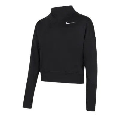 Nike (wmns)  Running Training Pullover Sports Long Sleeves Black T-shirt