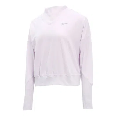 Nike (wmns)  Running Training Pullover Sports Long Sleeves Pink Red T-shirt