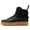 Nike (wmns)  Sf Air Force 1 Mid 'black Gum'