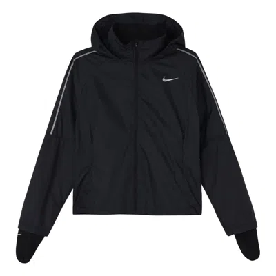 Nike (wmns)  Shield Running Breathable Windproof Sports Black Jacket