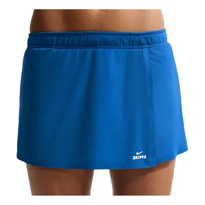 Nike (wmns)  Skims Stretch Nylon Skort 'cobalt' In Blue