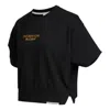 Nike (wmns)  Slogan Alphabet Printing Round Neck Sports Short Sleeve Black T-shirt