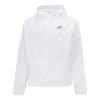 Nike (wmns)  Solid Color Logo Zipper Long Sleeves Hooded Jacket White