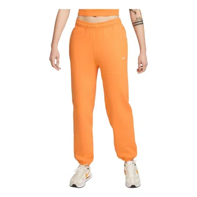 Nike (wmns)  Solo Swoosh Fleece Pants 'vivid Orange White'
