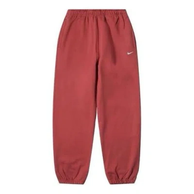 Nike (wmns)  Solo Swoosh Sweatpants 'cedar' In Red